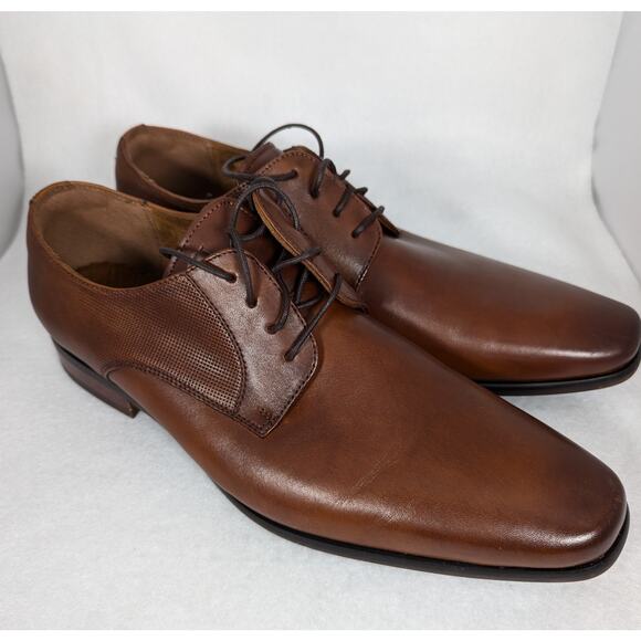 Florsheim mens dress shoes 9.5D NIB style Kierland longated toeTexture side heal - Picture 1 of 11